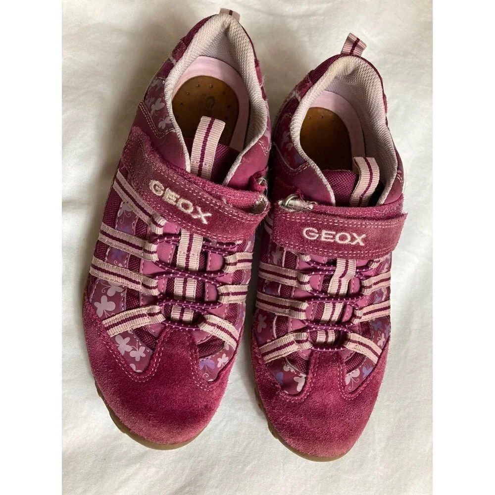 Girls Geox Respira Sneaker‎ Pink 4